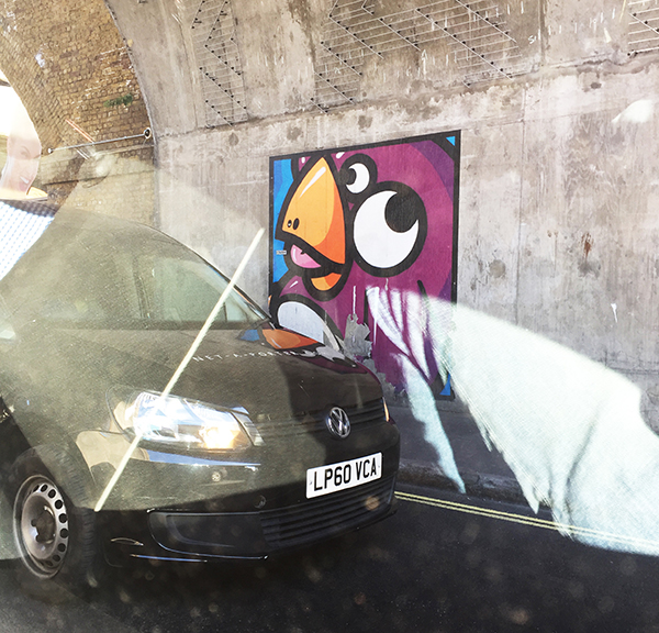 Affiche street art, graffiti, Birdy Kids,Londres, art, rue, Londres