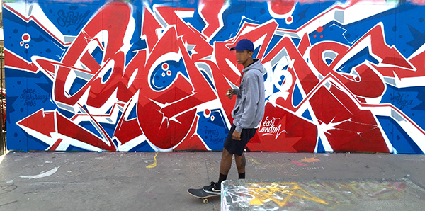Fresque, graffiti, street art, Urban art, angleterre