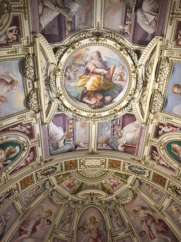 fresqu, murale, plafond, renaissance, vatican, Italie